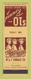 Matchbook Cover - Furance Doctors M&T Furnace Cleveland OH