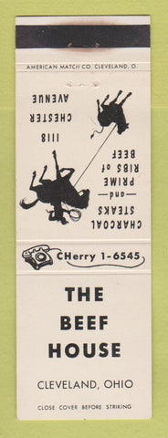 Matchbook Cover - The Beef House Cleveland OH WEAR
