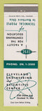 Matchbook Cover - Cleveland Engineering Scientific Center Cleveland OH