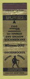 Matchbook Cover - Knickerbocker Moving Storage Cleveland OH