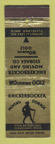 Matchbook Cover - Knickerbocker Moving Storage Cleveland OH