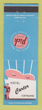 Matchbook Cover - Albert Pick Hotel Carter Cleveland OH