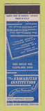 Matchbook Cover - Samaritan Institution Alcohol Treatment Cleveland OH
