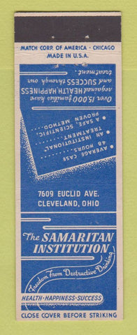 Matchbook Cover - Samaritan Institution Alcohol Treatment Cleveland OH