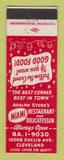 Matchbook Cover - Adolph Stern's Miami Restaurant Cleveland OH
