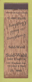 Matchbook Cover - Suid Wahl Lumber Cleveland OH