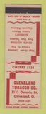 Matchbook Cover - Cleveland Tobacco Cleveland OH