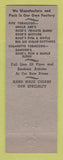 Matchbook Cover - Cleveland Tobacco Cleveland OH