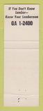 Matchbook Cover - Preisler Lumber Cleveland OH
