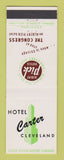 Matchbook Cover - Hotel Carter Albert Pick Cleveland OH