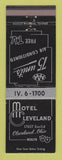 Matchbook Cover - Motel Cleveland OH