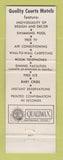 Matchbook Cover - Park University Motel College Park MD