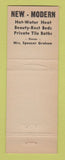 Matchbook Cover - Motel Oakland MD