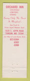 Matchbook Cover - Orchard Inn Towson MD