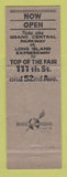 Matchbook Cover - 1964 New York World's Fair Top of the Fair
