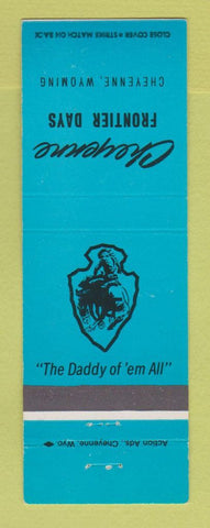 Matchbook Cover - Cheyenne Frontier Days WY
