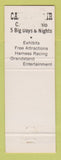 Matchbook Cover - Canfield Fair Mahoning County 1979 OH WORN BACK
