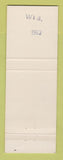 Matchbook Cover - Union Grove 100th Anniversary 1963 WI TEAL