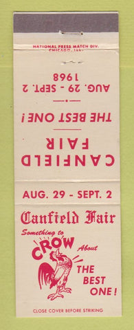 Matchbook Cover - Canfield Fair Mahoning County 1968