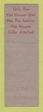 Matchbook Cover - Van Heusen Men's Clothes McMillen's Watsontown PA