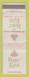Matchbook Cover - Roger Kent Men's Clothes New York City Philadelphia WEAR
