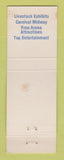 Matchbook Cover - Arkansas Oklahoma State Fair Fort Smith AR 1980