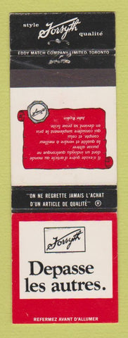 Matchbook Cover - Forsyth Clothes Depasse les autres