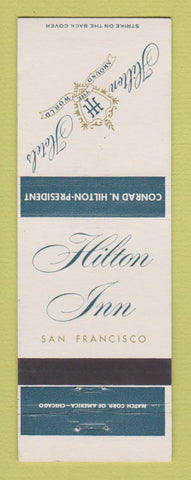 Matchbook Cover - Hilton Hotel San Francisco CA