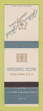 Matchbook Cover - Hilton Hotel Hong Kong