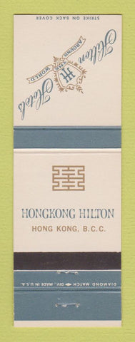 Matchbook Cover - Hilton Hotel Hong Kong