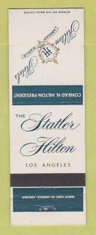 Matchbook Cover - Hilton Hotel Statler Los Angeles CA