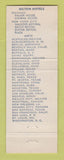 Matchbook Cover - Hilton Hotel Statler Los Angeles CA