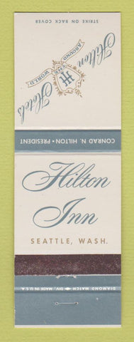 Matchbook Cover - Hilton Hotel Seattle WA