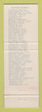 Matchbook Cover - Hilton Hotel Seattle WA