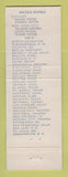 Matchbook Cover - Hilton Hotel Deshler Columbus OH