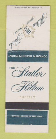 Matchbook Cover - Hilton Hotel Statler Buffalo NY