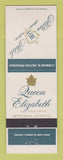 Matchbook Cover - Hilton Hotel Queen Elizabeth Montreal QC