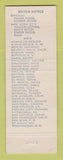 Matchbook Cover - Hilton Hotel Queen Elizabeth Montreal QC