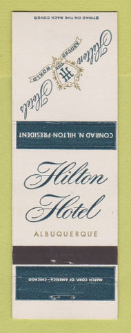 Matchbook Cover - Hilton Hotel Albuquerque NM