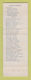 Matchbook Cover - Hilton Hotel Albuquerque NM