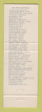 Matchbook Cover - Hilton Hotel Rotterdam Holland