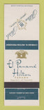 Matchbook Cover - Hilton Hotel El Panama