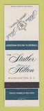 Matchbook Cover - Hilton Hotel Statler Washington DC