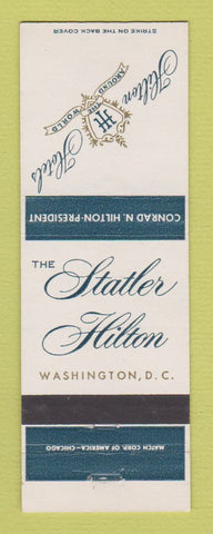 Matchbook Cover - Hilton Hotel Statler Washington DC