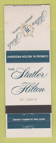 Matchbook Cover - Hilton Hotel Statler St Louis MO