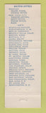 Matchbook Cover - Hilton Hotel Statler St Louis MO