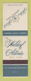 Matchbook Cover - Hilton Hotel Waldorf Astoria New York City