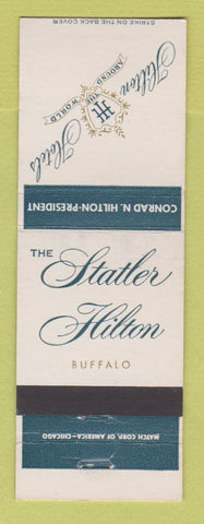 Matchbook Cover - Hilton Hotel Statler Buffalo NY