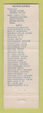 Matchbook Cover - Hilton Hotel Statler Buffalo NY