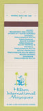 Matchbook Cover - Hilton Hotel International Mayaguez